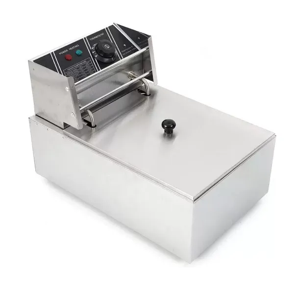 Elektrické fritézy 2500 W z nerezové oceli 6 l pro cateringové restaurace, snack bary supermarketů a domácnost Elektrické fritézy 2500 W z nerezové oceli 6 l pro cateringové restaurace, snack bary supermarketů a domácnost