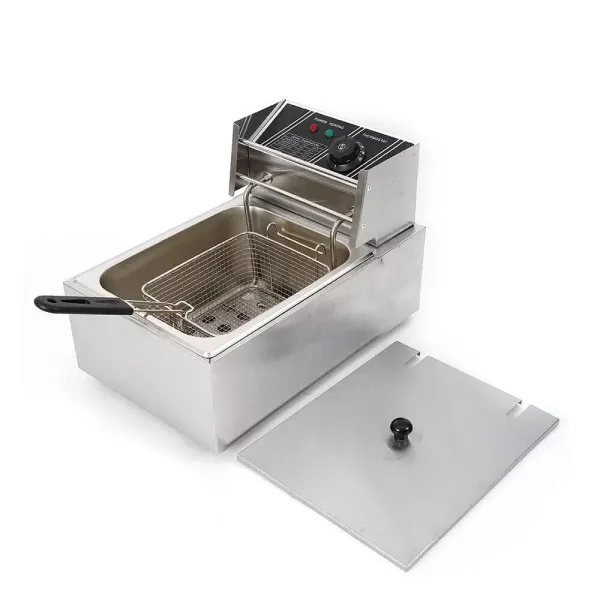 Elektrické fritézy 2500 W z nerezové oceli 6 l pro cateringové restaurace, snack bary supermarketů a domácnost