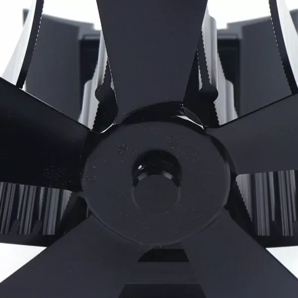 Ventilátor kamna bez elektřiny Bez hluku Ventilátor do krbu 5-lopatkový rotační ventilátor Nově inovovaný 5-lopatkový pro krb s hořákem na dřevo