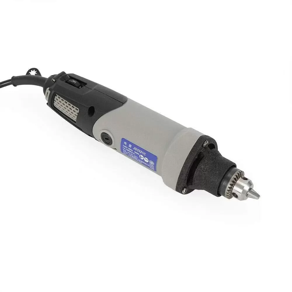 Elektrická bruska 220 V 6 variabilních bitů 400 W 28 000 ot./min pro broušení a řezání vlastními silami (0,6-6,5 mm)