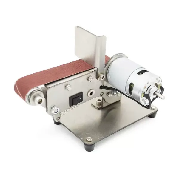 Mini bruska elektrická pásová bruska DIY leštička hran 30 mm 24 V 9000 ot./min.