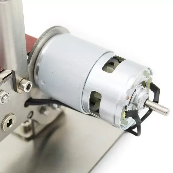 Mini bruska elektrická pásová bruska DIY leštička hran 30 mm 24 V 9000 ot./min.