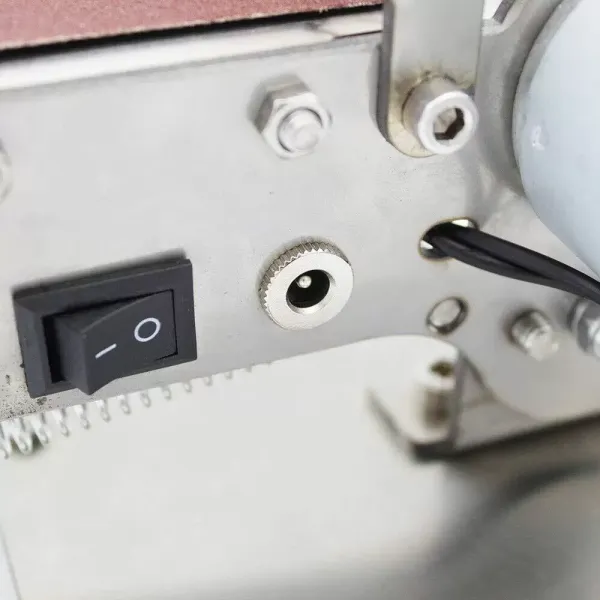 Mini bruska elektrická pásová bruska DIY leštička hran 30 mm 24 V 9000 ot./min.