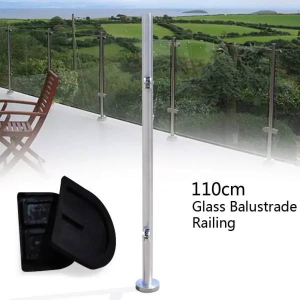 Nerezový sloupek zábradlí 304 - 110 cm