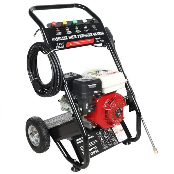 Benzínová tlaková myčka 6,5 HP pro pračku Benzínový motor 3400 ot./min 170-190 bar
