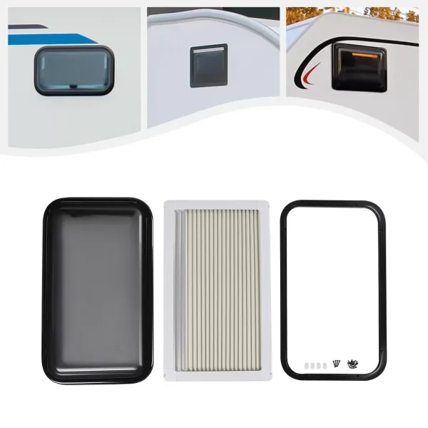 Výloha 70 x 40 cm Akrylátové sklo pro obytný automobil, karavan, rám okna