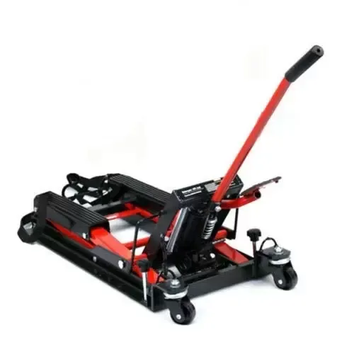 Motocyklový zvedák 680 kg Opravny motocyklů Průmysl Hydraulický zvedák Motocyklový zvedák Hydraulický zvedák motocyklů s protiskluzovou rukojetí Protiskluzový pedál pro použití v garáži Dráha