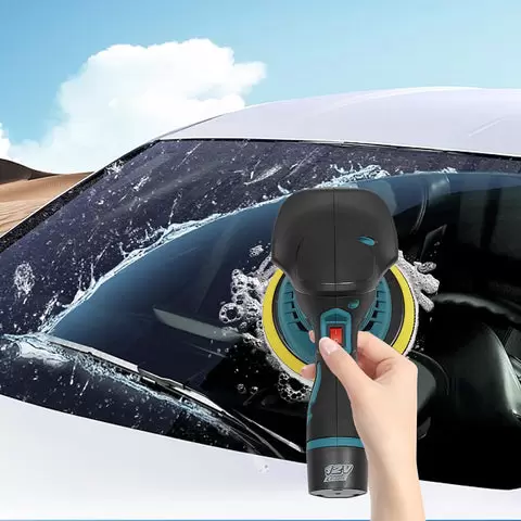 Autoleštička 12V 6 nastavitelných rychlostí s plochou houbou
