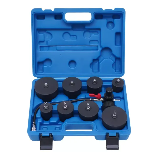 9ks adaptérů systému turbodmychadla pro 1,38" až 3,54" hadice chladicí kapaliny Turbo systém nabíječky Tester těsnosti tlaku vzduchu Tester těsnosti turbo systému
