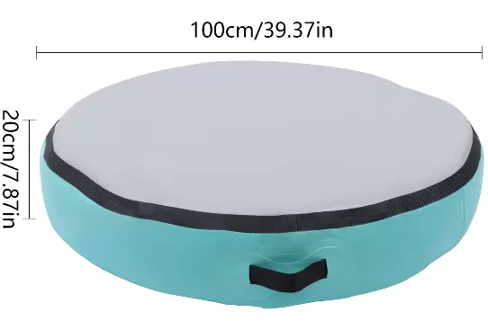 Nafukovací gymnastická podložka - s elektrickou vzduchovou pumpou pro gymnastiku, cvičení, park, domácí použití