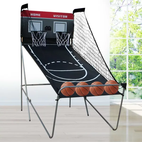 Basketbalový koš se 4 basketbalovými míči - pro děti - vnitřní a venkovní
