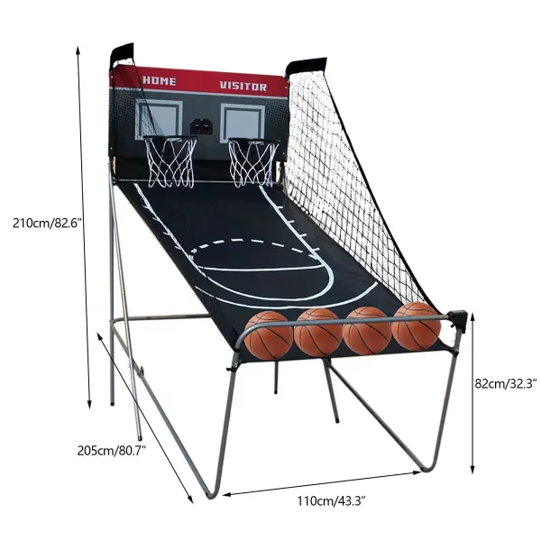 Basketbalový koš se 4 basketbalovými míči - pro děti - vnitřní a venkovní Basketbalový koš se 4 basketbalovými míči - pro děti - vnitřní a venkovní