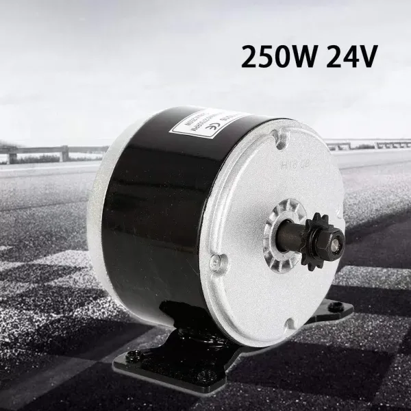 DC kartáčový motor 250W 24V elektrický kartáčový motor s permanentním magnetem pro elektrický skútr