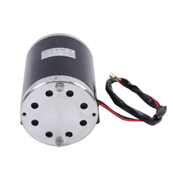 Elektrický kartáčový motor pro elektrokoloběžku 3000 ot./min MY1020 - oboustranný motor s permanentním magnetem - kabel 12 gauge Elektrický kartáčový motor pro elektrokoloběžku 3000 ot./min MY1020 - oboustranný motor s permanentním magnetem - kabel 12 gauge