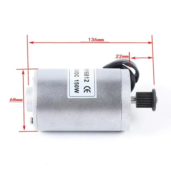 150W 12V DC elektromotor pro elektrický skútr My6812 150W 12V DC elektromotor pro elektrický skútr My6812