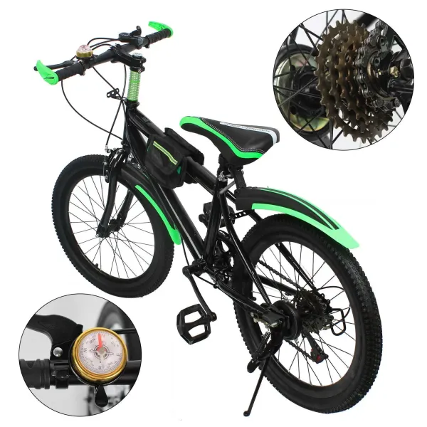 20palcové dětské horské kolo 7rychlostní dětské kolo Cyklistika Ideální pro začínající jezdce Dívky Chlapci k dispozici Nastavení výšky Dvojité 20palcové dětské horské kolo 7rychlostní dětské kolo Cyklistika Ideální pro začínající jezdce Dívky Chlapci k dispozici Nastavení výšky Dvojité