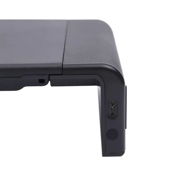 Ocelový stojan na monitor - Stojan na počítač - Podpora přenosu dat až s datovým kabelem Micro B na USB 3.0