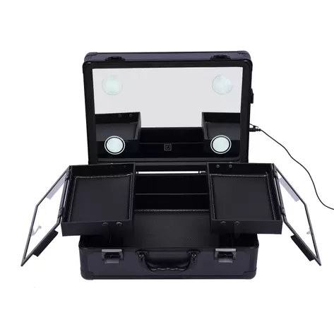 Make-up practice kit - make-up case make-up kit s lampou a zrcadlem
