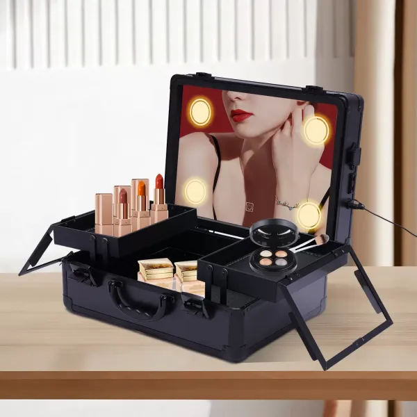 Make-up practice kit - make-up case make-up kit s lampou a zrcadlem Make-up practice kit - make-up case make-up kit s lampou a zrcadlem