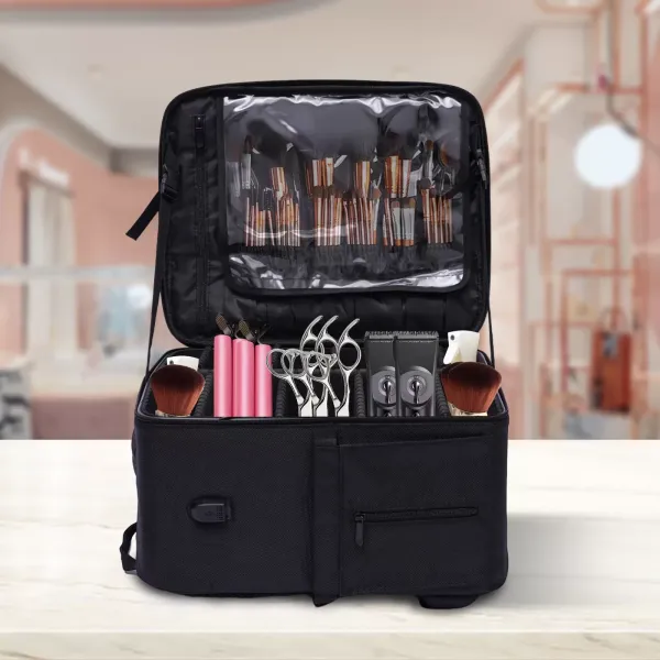 Cestovní organizér Pouch - Makeup Bag - Premium Storage Bag, Black Cestovní organizér Pouch - Makeup Bag - Premium Storage Bag, Black