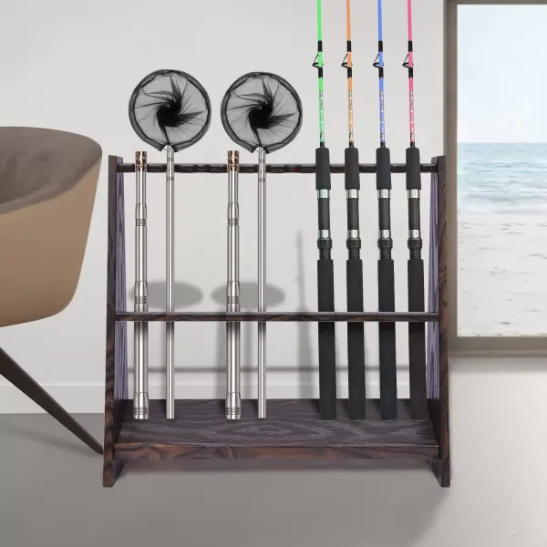 Držák kulečníkových tág s 10 otvory pro kulečníkový kulečníkový klub 57 x 20 x 60 cm (bez tága)