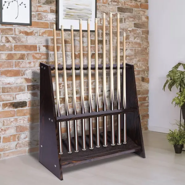Držák kulečníkových tág s 10 otvory pro kulečníkový kulečníkový klub 57 x 20 x 60 cm (bez tága)
