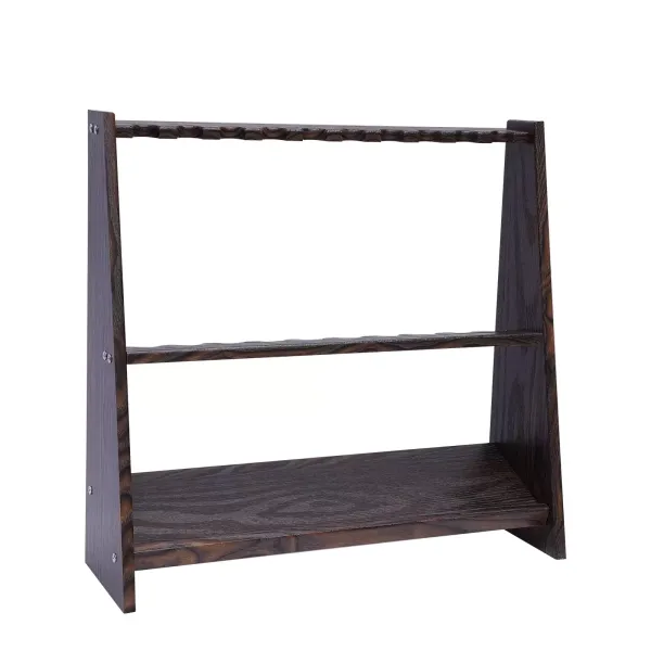 Držák kulečníkových tág s 10 otvory pro kulečníkový kulečníkový klub 57 x 20 x 60 cm (bez tága)