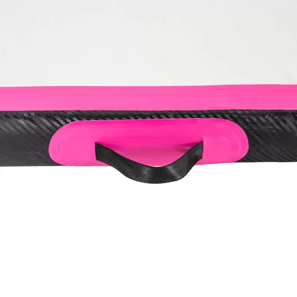 Gymnastická podložka 4 m x 1, nafukovací, s taškou a elektrickou vzduchovou pumpou, podložka na jógu, sportovní podložka, jóga, posilovna – růžová Gymnastická podložka 4 m x 1, nafukovací, s taškou a elektrickou vzduchovou pumpou, podložka na jógu, sportovní podložka, jóga, posilovna – růžová