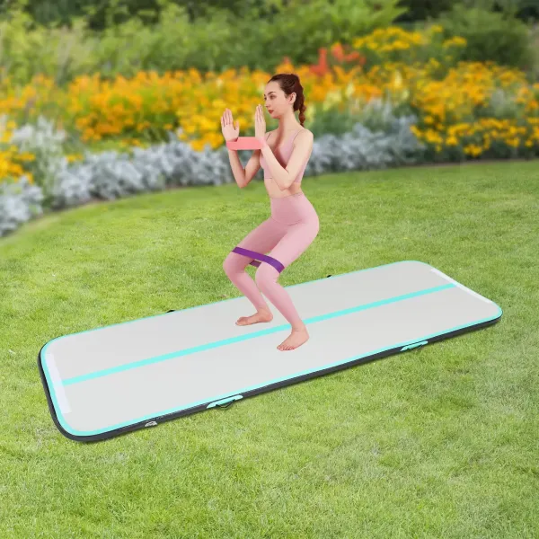 1 x 3M gymnastická podložka, nafukovací, s taškou a elektrickou vzduchovou pumpou, podložka na jógu, sportovní podložka, jóga, posilovna - zelená 1 x 3M gymnastická podložka, nafukovací, s taškou a elektrickou vzduchovou pumpou, podložka na jógu, sportovní podložka, jóga, posilovna - zelená