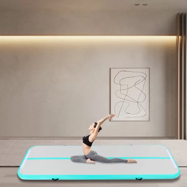 Gymnastická nafukovací podložka, podložka na fitness, podložka Air Track, podložka na jógu, podložka na tumbler, sportovní podložka, s taškou a elektrickou vzduchovou pumpou, 1*3 M Gymnastická nafukovací podložka, podložka na fitness, podložka Air Track, podložka na jógu, podložka na tumbler, sportovní podložka, s taškou a elektrickou vzduchovou pumpou, 1*3 M