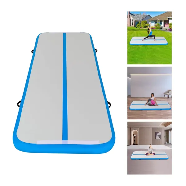 Gymnastická nafukovací podložka, podložka na fitness, podložka Air Track, podložka na jógu, podložka na tumbler, sportovní podložka, s taškou a elektrickou vzduchovou pumpou, 1*3 M Gymnastická nafukovací podložka, podložka na fitness, podložka Air Track, podložka na jógu, podložka na tumbler, sportovní podložka, s taškou a elektrickou vzduchovou pumpou, 1*3 M
