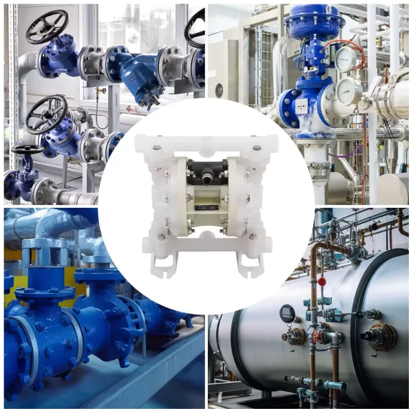 Dvojmembránové čerpadlo stlačeného vzduchu s 1/2" vstupem a výstupem 100 PSI