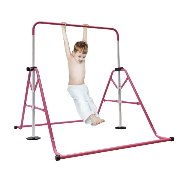 Skládací gymnastická tyč pro děti - Nastavitelná horizontální zahradní tyč - Skládací police pro děti Skládací gymnastická tyč pro děti - Nastavitelná horizontální zahradní tyč - Skládací police pro děti