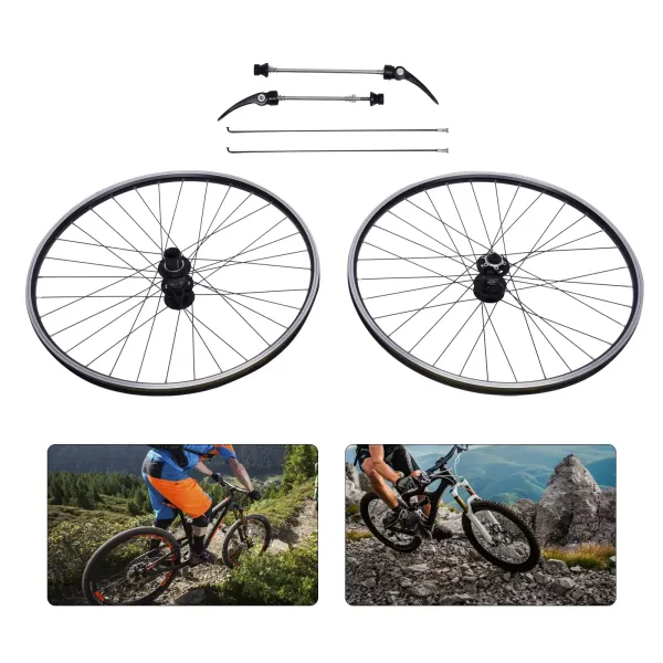 29" MTB kotoučová brzda z hliníkové slitiny MTB dvojkolí s rychloupínáním vpředu vzadu 29" MTB kotoučová brzda z hliníkové slitiny MTB dvojkolí s rychloupínáním vpředu vzadu