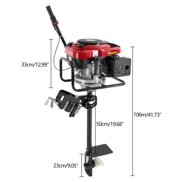 4taktní 8HP přívěsný lodní motor, pro nafukovací čluny, rybářské čluny