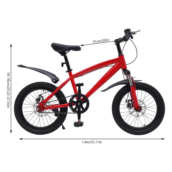 Dětské kolo pro kluky a holky 18 palců - freestyle kolo - výškově nastavitelné - unisex - do 60 kg - dárek