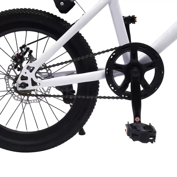 18palcové dětské horské kolo ve stylu BMX, nastavitelné sedadlo, dětské kolo Freestyle, chlapecké dívčí kolo, pro venkovní sportovní vyjížďky, bílá 18palcové dětské horské kolo ve stylu BMX, nastavitelné sedadlo, dětské kolo Freestyle, chlapecké dívčí kolo, pro venkovní sportovní vyjížďky, bílá
