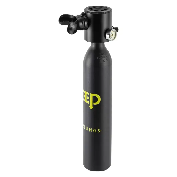 Mini potápěčská nádrž pro začínající potápěče - 0,5 l - Pro podvodní dýchání - Hloubka potápění až 10 m až 30 m