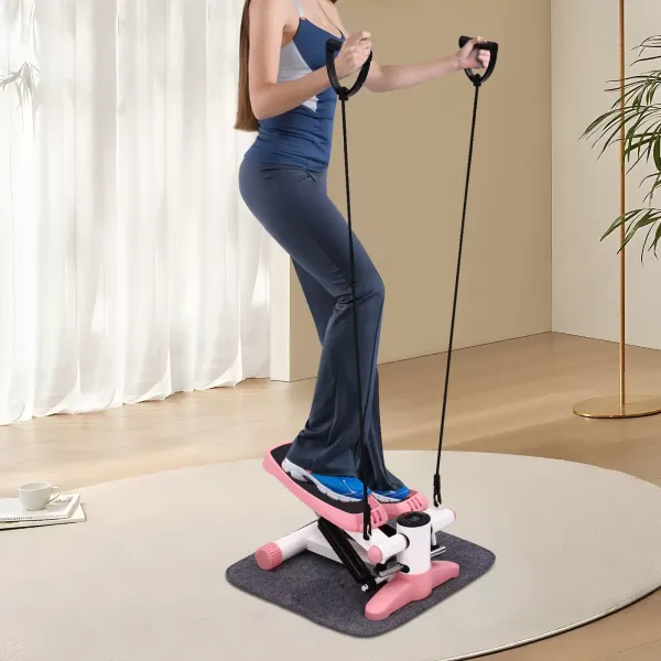 Přenosný fitness stepper, mini fitness stepper pro domácí posilovnu, fitness stepper