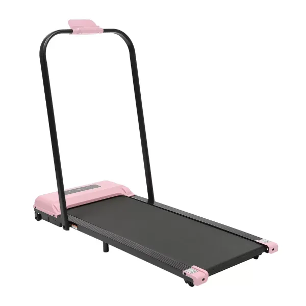 Skládací běžecký pás 2 v 1 3,0 HP s dálkovým ovládáním a LED displejem 1-6 km/h vnitřní vycházkový stroj pro domácí fitness