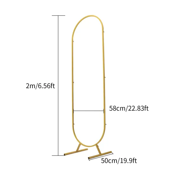 Wedding Arch - Backdrop Arch - Oval Backdrop Arch - Metal Backdrop Arch - Gold Wedding Arch - Backdrop Arch - Oval Backdrop Arch - Metal Backdrop Arch - Gold