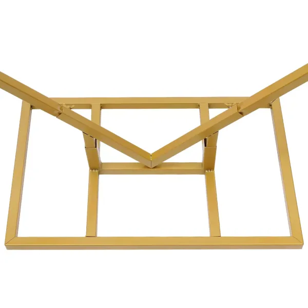 Zlatý kovový svatební oblouk - Sada čtvercových balónových dveří - DIY svatební oblouk - dekorace na narozeniny, párty, Vánoce, svatbu