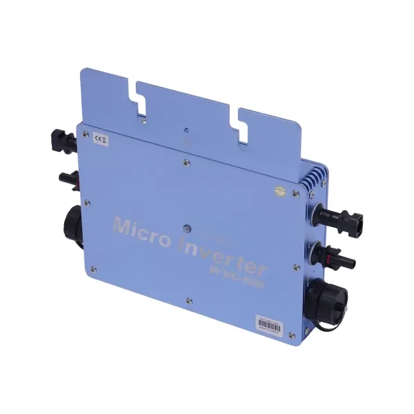 Invertor WVC-600W LCD Grid Tie Micro Inverter Vodotěsný IP65 solární panel Balkonová elektrárna Systém zásuvek MPPT