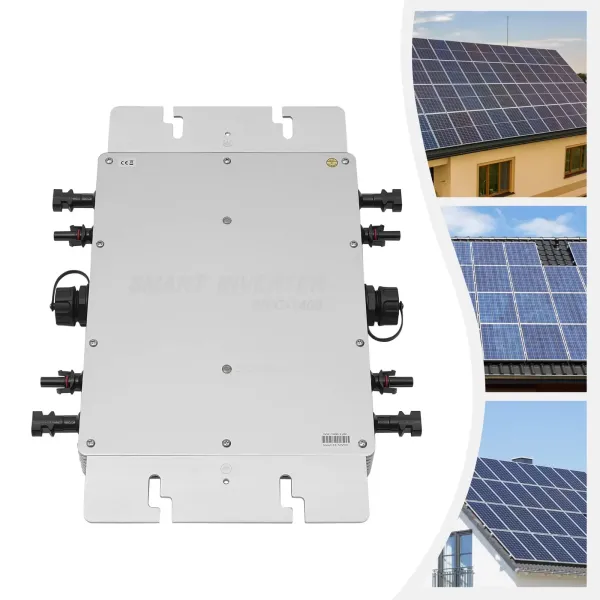 Solární síťový invertor 1600W mikro invertor MPPT IP65 Vodotěsný automatický identifikační systém střídavého napětí