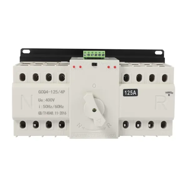 Dual Power Automatický přenosový spínač AC 400V 4P 125A ATS CB Záložní zdroj pro městskou energii, invertor, solární energii