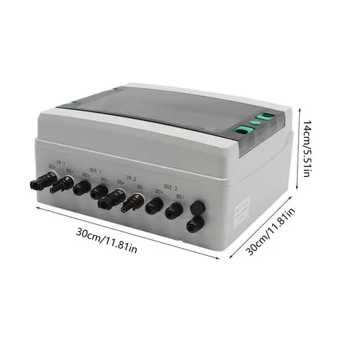 Solární propojovací krabice DC 500V 2 stringy 63A IP65 IK10