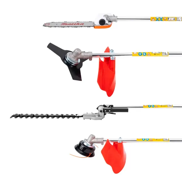 Benzínová sekačka na trávu 4 v 1 Multitool 52 CC Profesionální pás Včetně prodlužovacího kombinovaného nářadí nůžky na živý plot Combi systém 2-taktní sekačka na trávu Benzínová sekačka na trávu 4 v 1 Multitool 52 CC Profesionální pás Včetně prodlužovacího kombinovaného nářadí nůžky na živý plot Combi systém 2-taktní sekačka na trávu