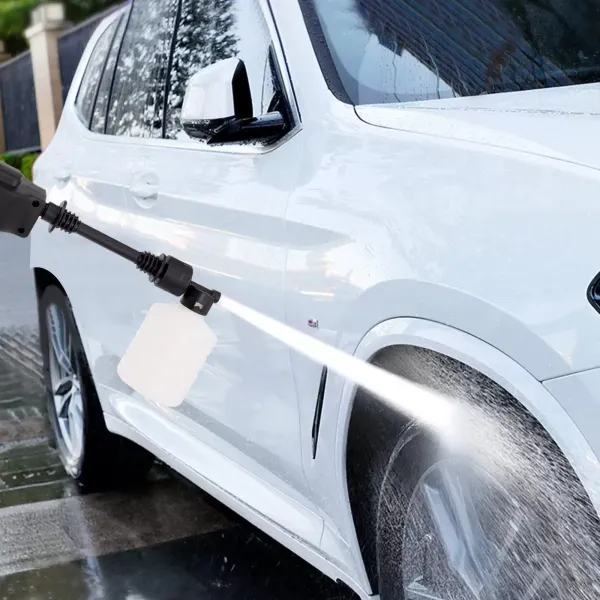 Akumulátorová tlaková mycí pistole s náhradním prodloužením tyče 145 PSI pistole pro mytí aut