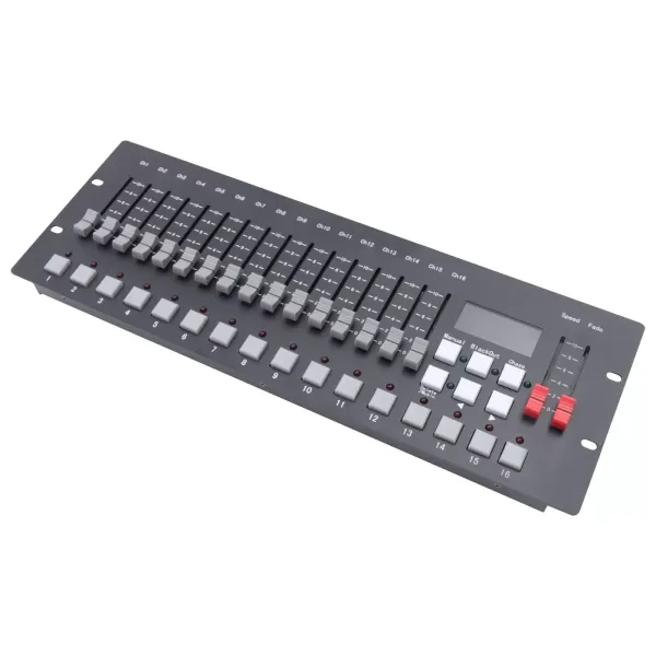 DMX ovladač 256 kanálů DMX512 Stage Lighting Control Console DJ Lighting Mixer