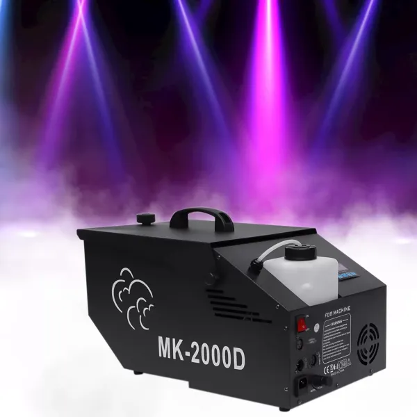 Nízko položený kouřový stroj DMX mlhový stroj Nízko položený mlhový stroj Stage Fogger 1200W s dálkovým krytem kouře Bezdrátový dálkový ovladač pro jevištní představení svatby